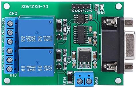 2-kanalni modul serijskog portnog porta DC 12V RS232 DB9 sučelje daljinski upravljač Niski nivo izlazne