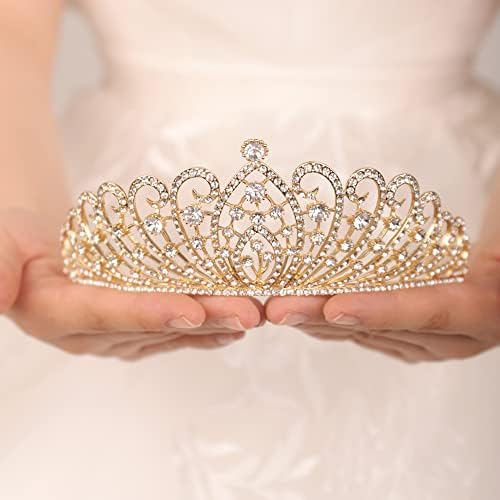 Wekicici Tiara Crystal Crown Queen crown Rhinestones princeza Tiara za žene vještački dijamant