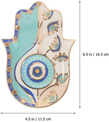 DECHOUS Ceramic Ring Dish Hamsa zlo oko ruka Fatime ploče za nakit ključ Ashtary Trinket Plate Bowl
