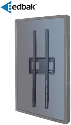 Edbak PWB3 Crni ravni panel zidni nosač 80 kg 100 x 100 mm 600 x 400 mm crni