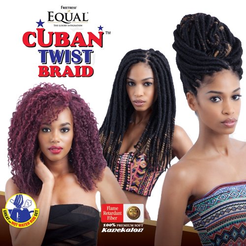 Kubanska Pletenica Sa Uvijanjem 16 - Freetress Equal Synthetic Hair Pletenice Sa Dvostrukim Pramenom