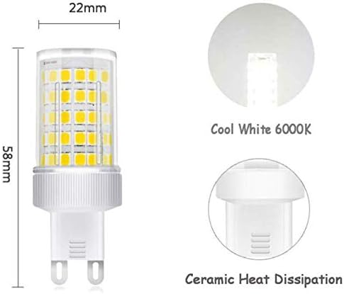 G9 LED Sijalice 10w hladno bijelo 6000k LED kukuruzno svjetlo za kućno osvjetljenje zidni svijećnjak luster,
