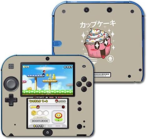 MightySkins koža kompatibilna s Nintendo 2DS-Cupcake Kawaii / zaštitni, izdržljivi i jedinstveni poklopac