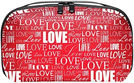 Valentinovo Crvena ljubavna torba za šminkanje za torbicu prenosiva torba za organizatore putovanja