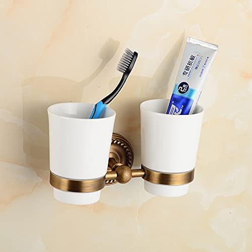 Kupatilo za kupatilo Mesingani kula nosača ručni prsten za toaletni papir Držač četkica za zube za