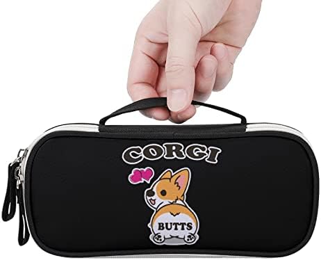 Corgi Butts PU kožna olovka olovka Organizator putna torbica za šminkanje Prijenosna torba za dopisnice