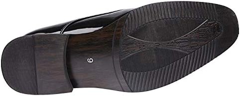 Bruno Marc muške umjetne lakirane cipele od smokinga klasične pertle formalne Oxford