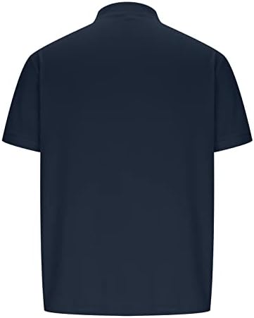 Zipper polo majice za muškarce kratki rukav casual slim fit osnovno čvrsta boja vježbanje Sportski