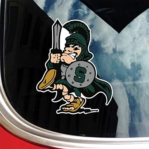 Michigan State Spartans MSU Vintage mač Sparty logo iz kolovoza zalogaj naljepnica za naljepnice