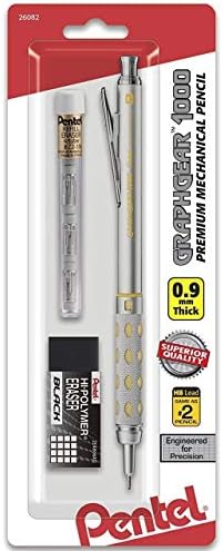 4-komadni set, Pentel PG1019G, 0,9 mm GRAPNSKI GRAF 1000 Automatsko olovka
