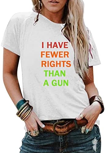 Plus Size vrećasta košulja žensko pismo Slogan prava na abortus Print Moda Meki okrugli vrat labava