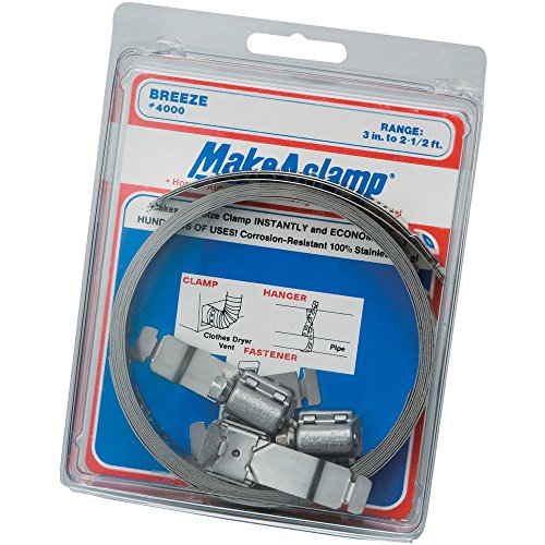 Breeze-4000 Make-a-Clamp sistem stezaljki za crijevo od nehrđajućeg čelika, 1 komplet sadrži: 8-1/2 ft Band,