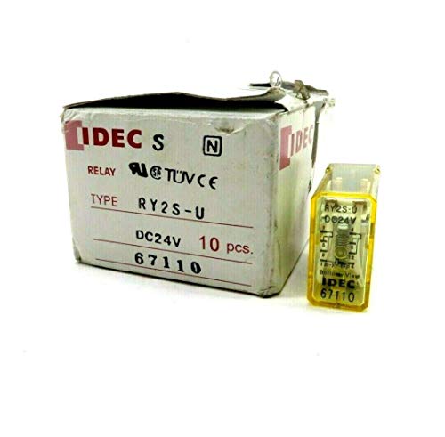 IDEC RY2S - UDC24V RoHS kompatibilan, terminali oštrice, 24 VDC zavojnica Voltage, Dpdt kontakt,
