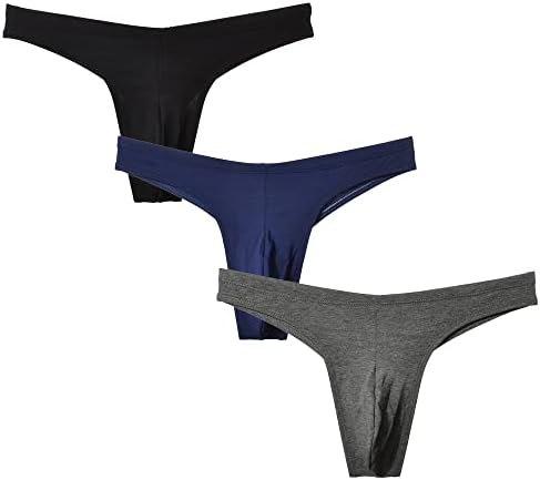 Hoofesan muški kangovi pamučni bešavni mekani manji bok bikini T-leđa pakovanje