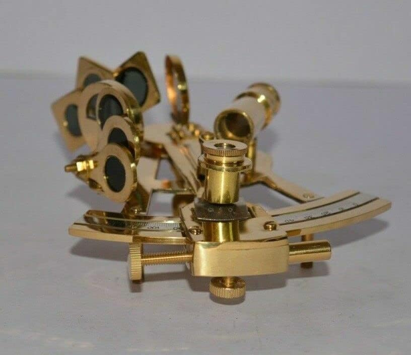 Antikni mesingani sextant njemački astrolabe morski nautički sextant vintage stil poklon mesing nautički