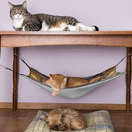 Mačka viseća mreža Chirstmas Car mačka krevet kavez prozor smuđ viseći prostor za uštedu za male kućne ljubimce 16.9 x13& # 34;