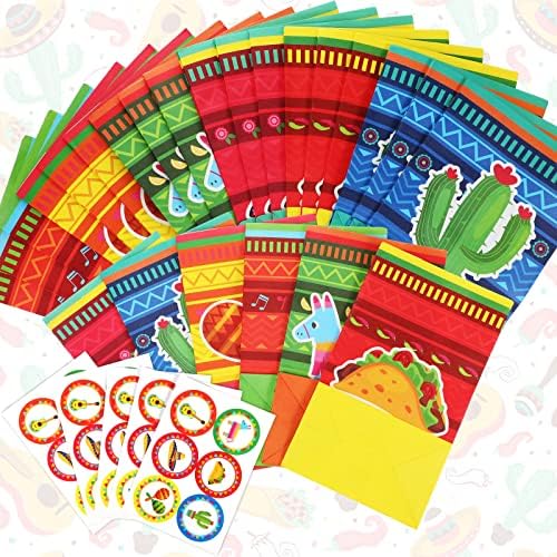 36 kom meksički Fiesta Candy torbe papir Taco Party torbe Cinco De Mayo Party Favor Goodie poslastica poklon