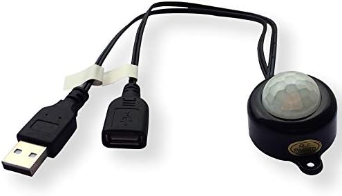 USB 5V DC12-24V 2a Pir pokret aktiviran Mini Body PIR senzor prekidač sa USB interfejsom kablom za