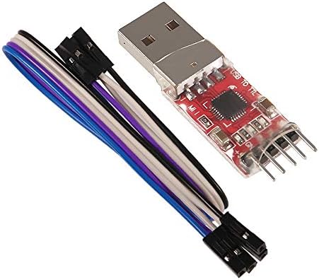 Aoicrie 4pcs CP2102 USB 2.0 u TTL modul serijski pretvarač modul modula USB do TTL downloader sa skakačem za žice, za UART STC 3.3V i 5V