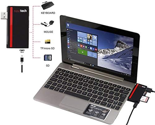 Navitech 2 u 1 laptop/Tablet USB 3.0 / 2.0 Hub Adapter/Micro USB ulaz sa SD/Micro SD čitač kartica kompatibilan sa Lenovo ThinkPad X1 Yoga 14 inčni 2-u-1 Laptop