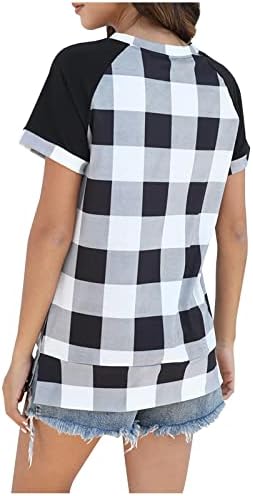 Ženske majice kratkih rukava Grafički opušteni fit prevelizirani blusi Thirt Crew vrat poklon dnevni boravak TAIRT T majice 2023