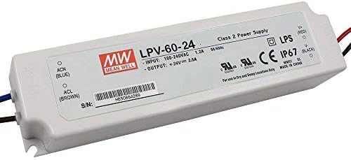Meanwell LPV-60-24 zapečaćene ploče 24V 0-2.50a napajanje sa LED upravljačkom programom