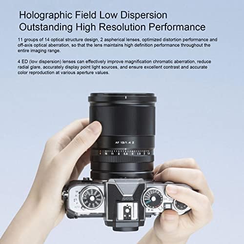 Objektiv kamere bez ogledala, 13mm Digitalni objektiv kamere F1. 4 Auto Focus za snimanje