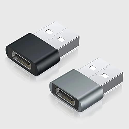 USB-C ženka za USB mužjak Brzi adapter kompatibilan sa vašim LG H910 za punjač, ​​sinkronizaciju, OTG uređaje