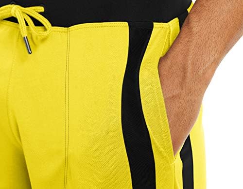 Manvivit muške vježbe trčanja Kratke hlače brzo suho lagane teretane mrežice sa kontrastnim prugama