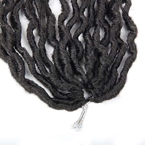6packs boginja locs crochet kosa, 26 inča Curly Faux Locs Crochet Haippie Locs Crochet pletenice