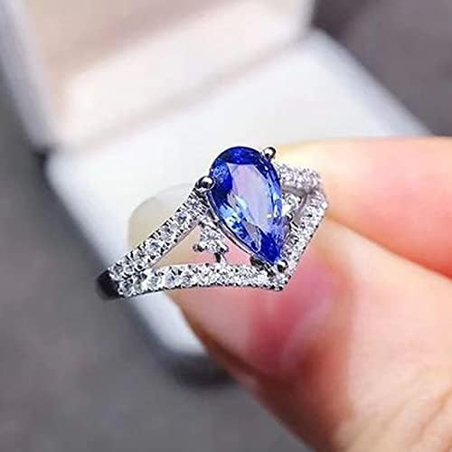 Zircon Dame Ring nakit rođendana Prijedlog za mladenke za angažman za angažman prsten za žene