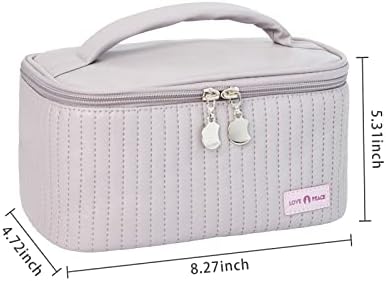 Cutestreet velike kozmetičke torbe sa zatvaračem Creamy Texture Torbe za šminku Travel Tolietva za žene