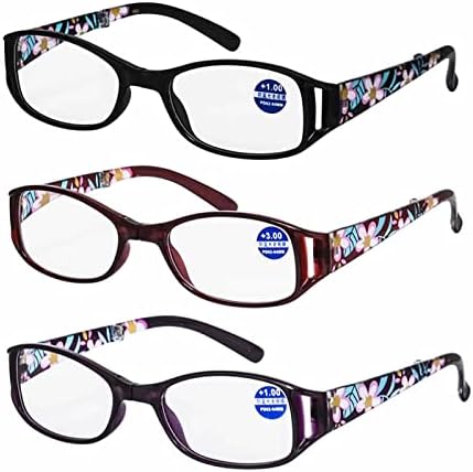Medolong savijanje naočale za čitanje za žene naočale sa okvirom Anti Blue Ray uvećanja +2,00 čitanje