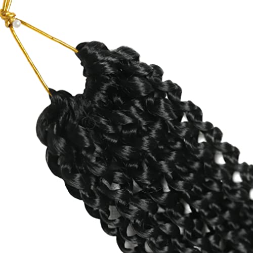 RIHANNAHAIR 7 paketa Passion Twist Hair 24 Inch Pretwisted Water Wave Crochet Hair Pre Looped