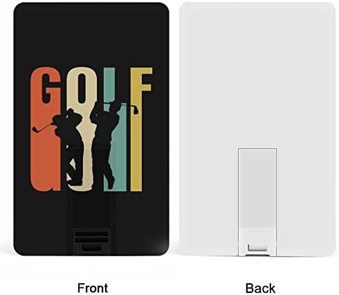 Golf shots golf USB Flash Drive Kreditna kartica Dizajn USB Flash Drive Personalizirani memorijski