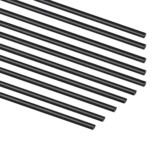 Lsygxyz štap od karbonskih vlakana, 10 komada 400mmx 1mm mat stub od karbonskih vlakana za Model zmajeva iz aviona