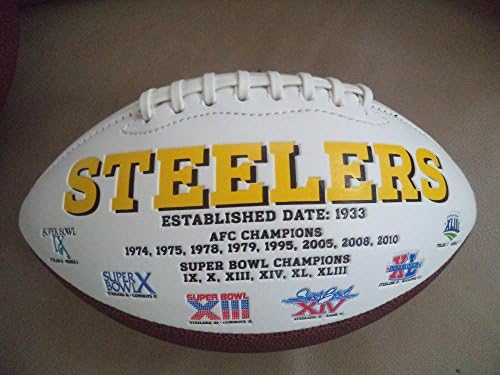 Pittsburgh Steelers Logo fugona Full Fudbal Savršen za autograme
