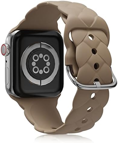 Kompatibilan sa Apple Watch Band 38mm 40mm 41mm 42mm 44mm 45mm 49mm, silikonski mekani prozračni traku za zamjenu zgloba za iwatch ultra serije 8/3/2/1 / SE, sirena skala
