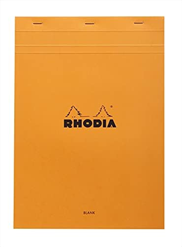 Rhodia Notepad, No19 A4+, Na Kvadrat-Narandžasta