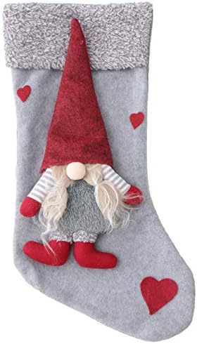 PRETYZOOM Božić bezlična lutka čarapa divno Božić čarapa božićno drvo viseća torba poklon torba dekoracija