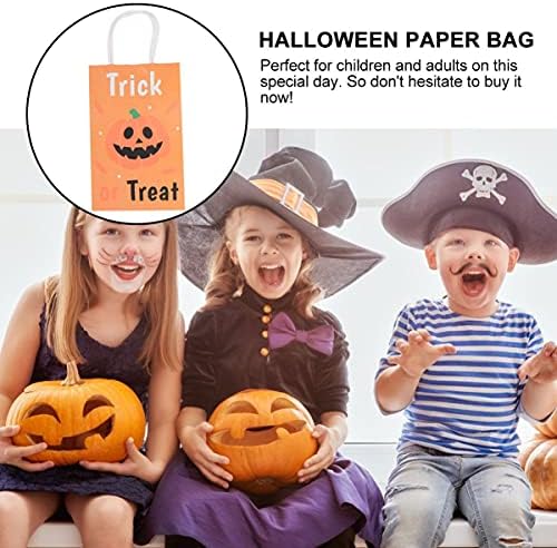 NUOBESTY papirna poklon torba 6kom Halloween Candy Bag Halloween tote Trick or Treat Party Favors torbe praznični
