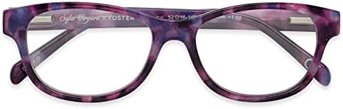 Sofia Vergara x Foster Grant ženske naočare za čitanje Linda Square, ljubičaste Demi, 1,5