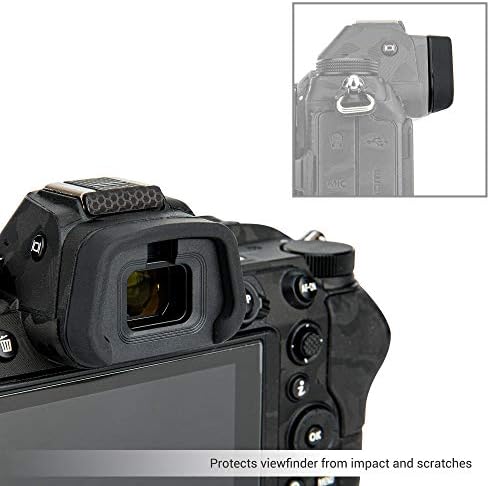 2 pakovanje meka silikonske kamere Trake za oči za oči za Nikon Z7 Z6 Z7 II Z6 II i Z5, zamijenite Nikon