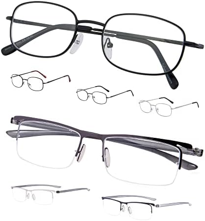 GR8Sight klasične naočale za čitanje sa laganim rukama za žene i muškarce paket +2.5