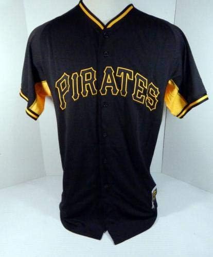 2015 Pittsburgh Pirates Gustavo Nunez 67 Igra Rabljeni Black Jersey BP ST 33741 - Igra Polovni MLB dresovi