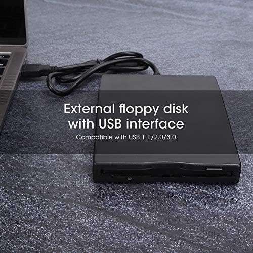 Portable Floppy Drive 3.5 inča Floppy Drive USB interfejs bez eksternog napajanja za 10/7 / Vista / Win 8 / XP