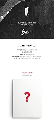 Super Junior D & amp;e odbrojavanje 1. Album Random verzija CD+128P PhotoBook+1p PhotoCard+1p Photoprint+poruka