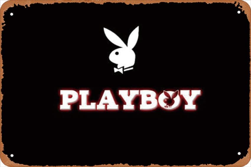 Playboy bunny Poster Vintage Limeni znak jedinstveni metalni zidni dekor za dom, Bar, restoran, pab, 8 x 12