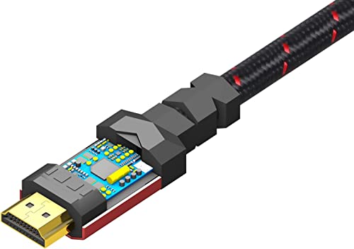 4K HDMI 2.0 kabel 30 ft. Od Ritzgear. 18 Gbps ultra brza pletenica za pletenice i zlatne konektore -