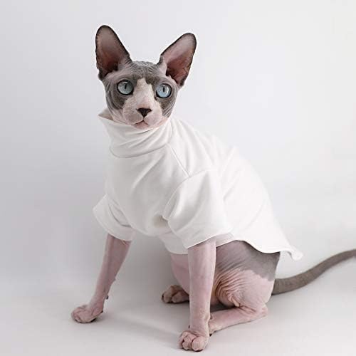 Sphynx CAT odjeća zimske debele pamučne majice s dvostrukim majicama za kućne ljubimce, pulover mačene